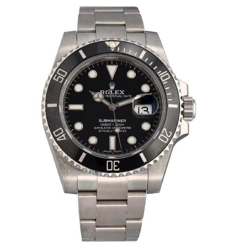 waterproof sport watches for men with step tracking and heart rate -Rolex Submariner 116610 LN 40mm Stainless Steel Watch