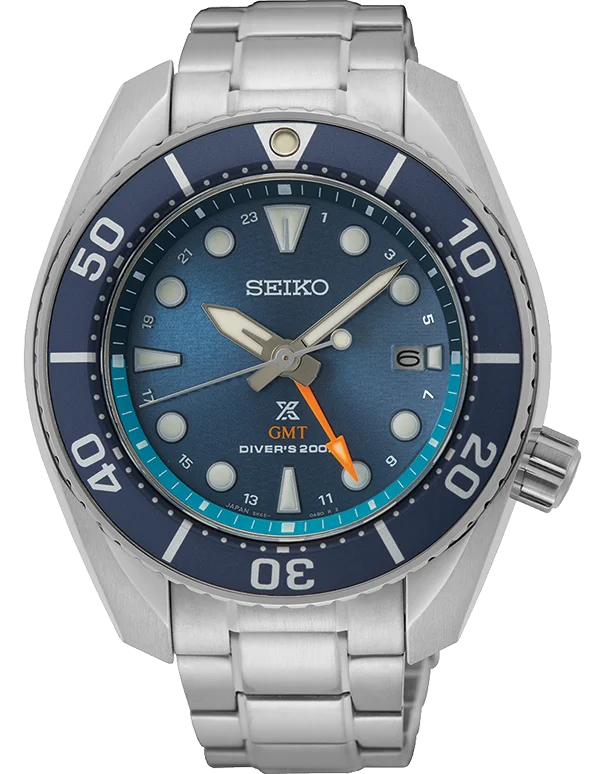 watches for women with diamond accents and luxurious materials -Seiko - Prospex Men's Solar Divers 200M SUMO GMT - SFK001J - 786401