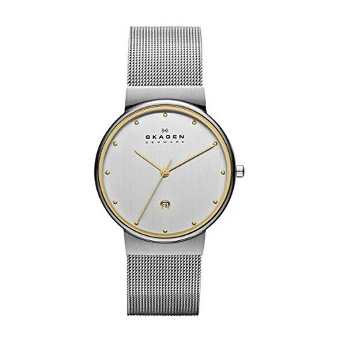 sport watches for men with rugged designs and multi-sport tracking -Skagen Classic Mesh Bracelet Mens Watch 355LGSC