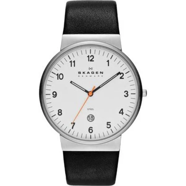 watches for women with multi-functional designs and customizable features -Skagen Analog White Dial Men's Watch-SKW6024