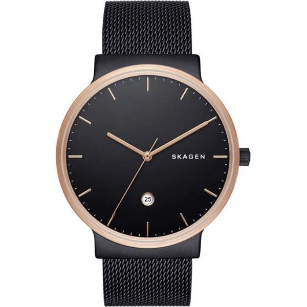 elegant watches for women with polished metal and interchangeable straps -Ancher Analog Men