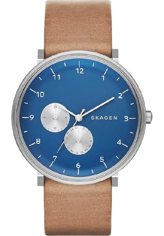 luxury watches for women with timeless designs and premium materials -Skagen Hald Chronograph Blue Dial Men's Watch-SKW6167