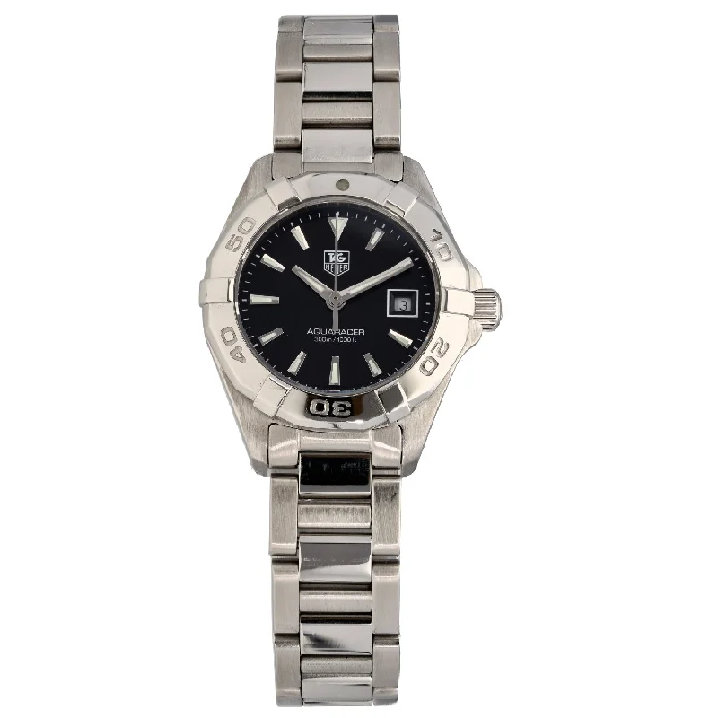 women's watches with bold faces and high-quality leather straps -Tag Heuer Aquaracer WAY1410 27mm Stainless Steel Watch