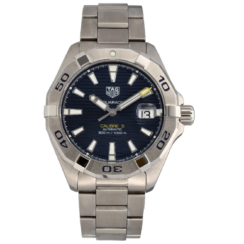 luxury watches for women with sleek dials and premium straps -Tag Heuer Aquaracer WBD2112-0 40mm Stainless Steel Watch