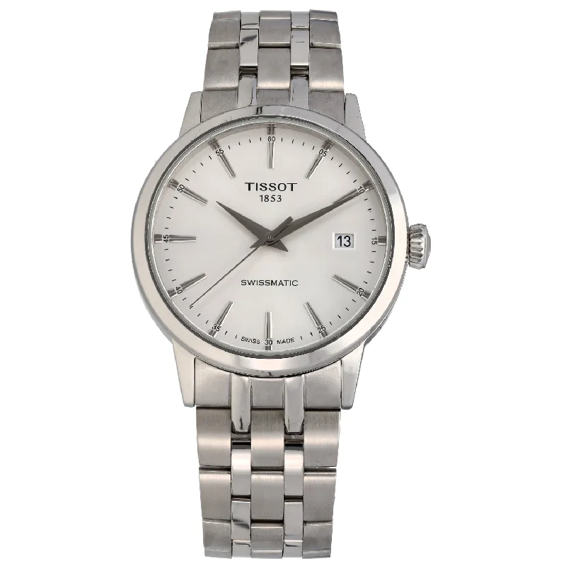 men's watches with bold, modern designs and eco-friendly bands -Tissot Classic Dream T129407 A 42mm Stainless Steel Watch