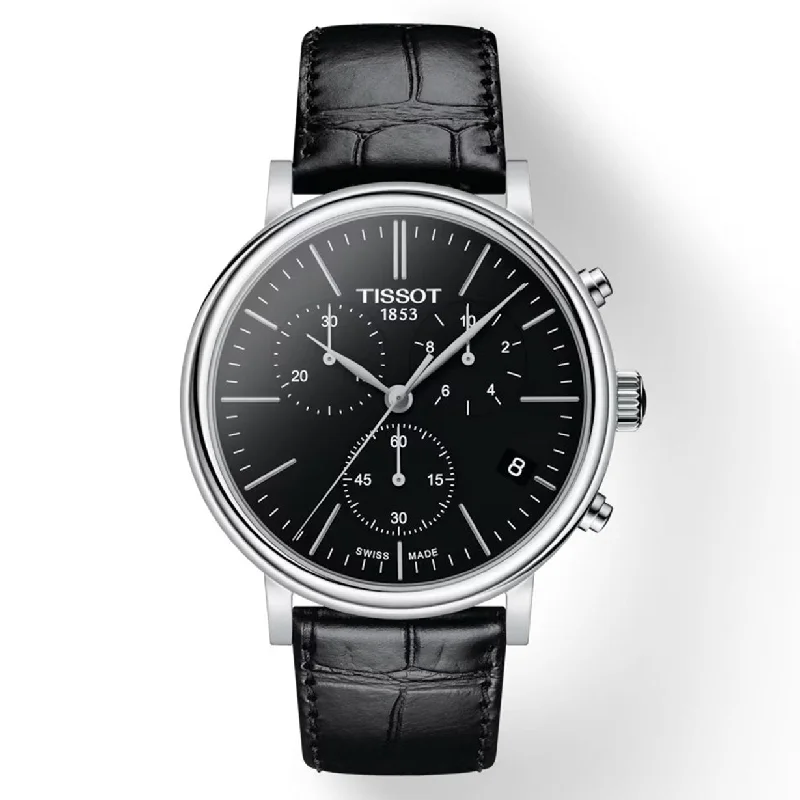 luxury watches for men with innovative designs and premium materials -Tissot T-Classic Black Dial Men 41mm