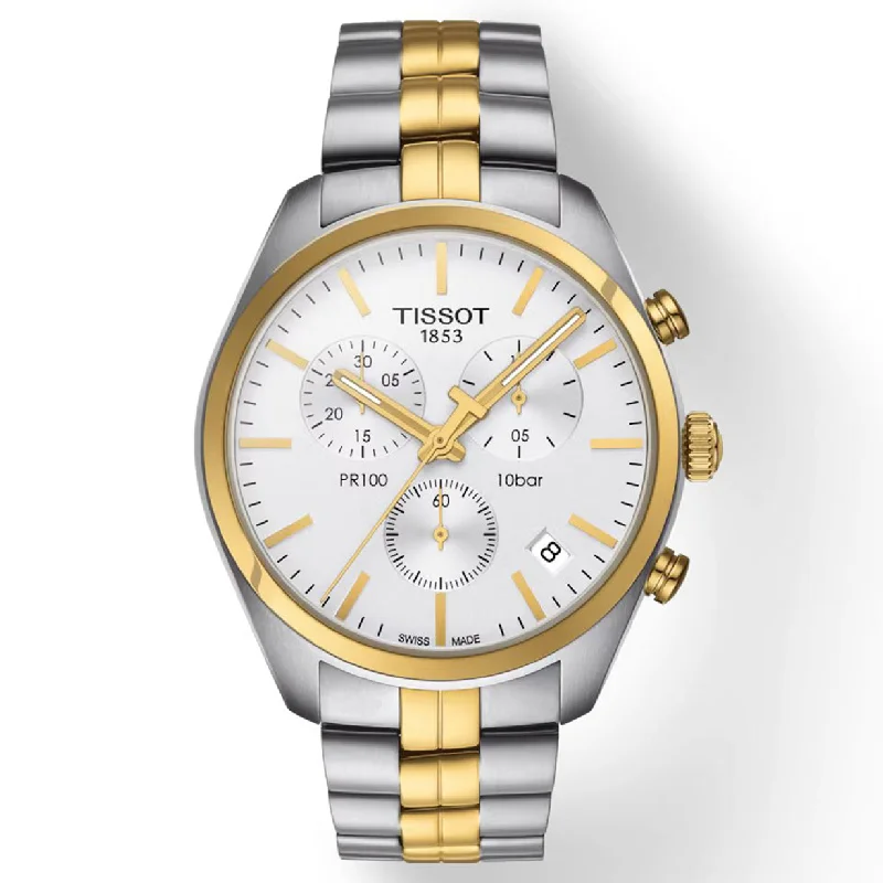 minimalist women’s watches with thin cases and simple designs -Tissot T-Classic Silver Dial Men 41mm