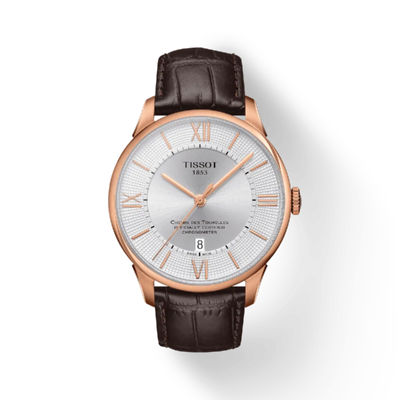 elegant watches for women with polished metal and interchangeable straps -Tissot T-Classic Silver Dial Men 42mm