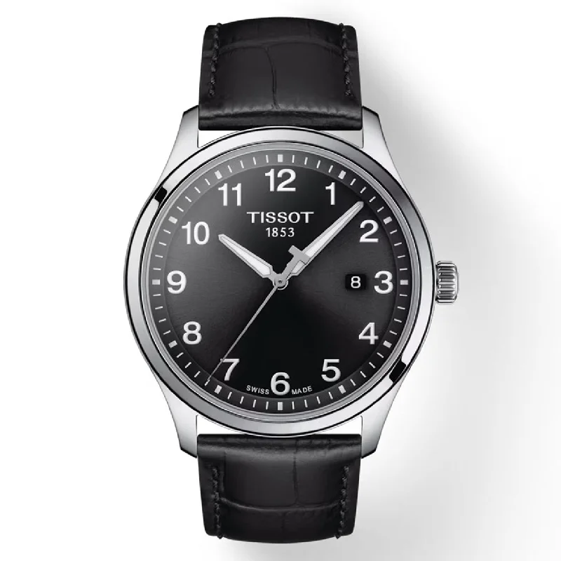 luxury watches for men with hand-crafted details and unique designs -Tissot T-Sport Black Dial Men 42mm