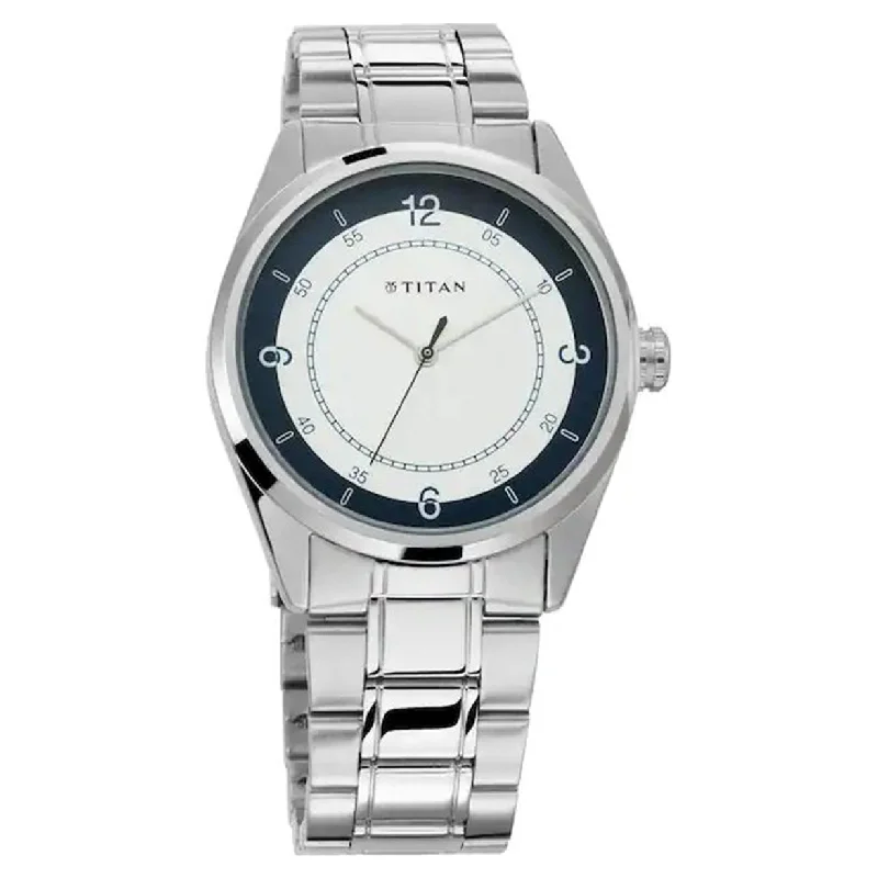 elegant sport watches for women with real-time tracking and GPS -Workwear Men White Dial